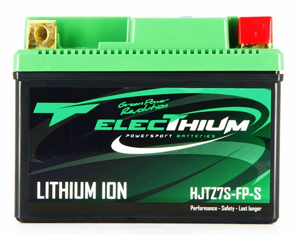 Batteria Moto Electhium al Litio HJTZ7S-FP-S (YTZ7S-BS) 12.8V 2.4AH 170A (CCA)