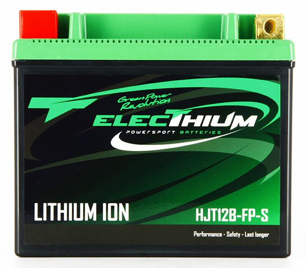 Batteria Moto Electhium al Litio HJT12B-FP-S (YT12B-BS) 12V 5AH 350CCA