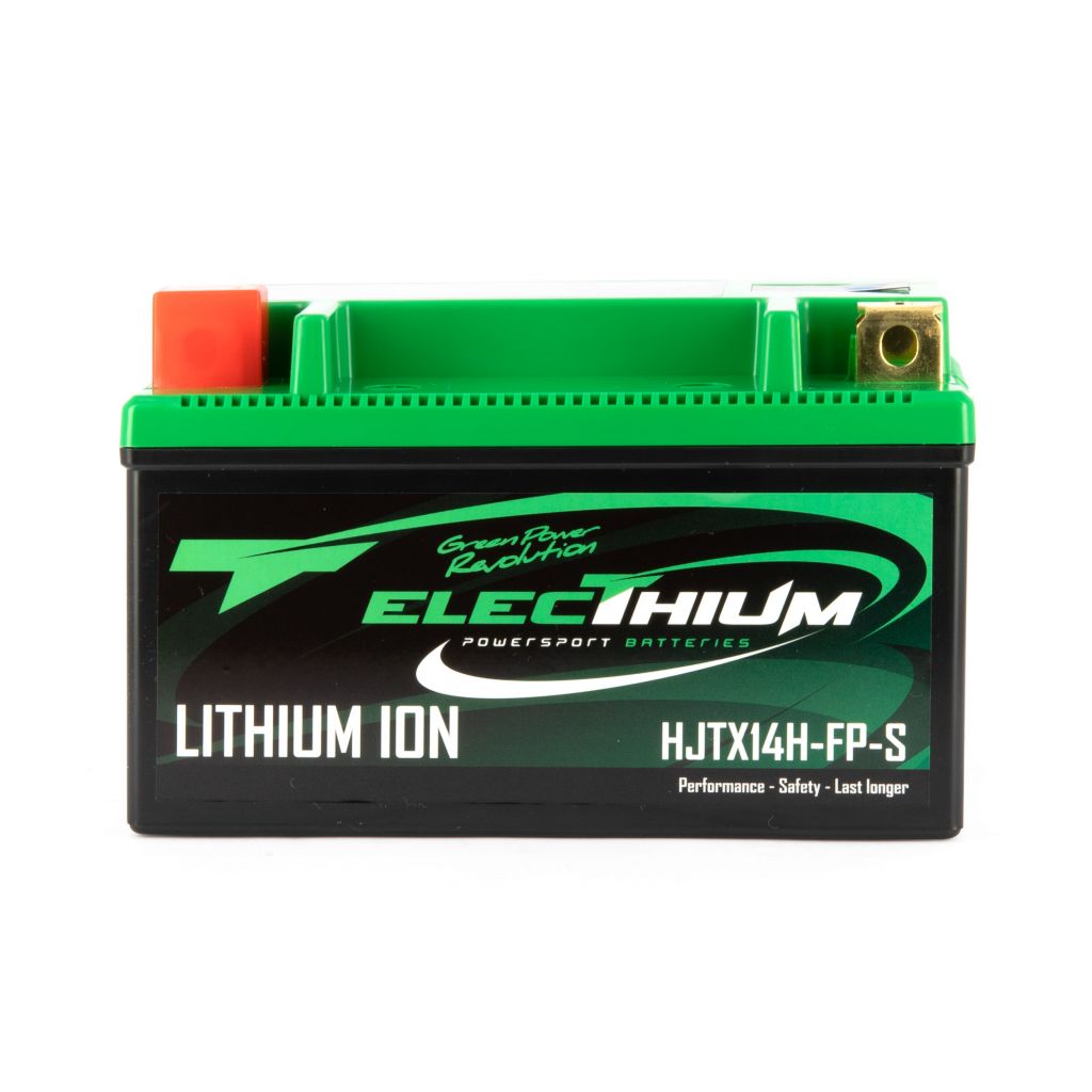 Batteria Moto Electhium al Litio HJTX14H-FP-S (YTX14-BS) 12V 4AH 280A (CCA)