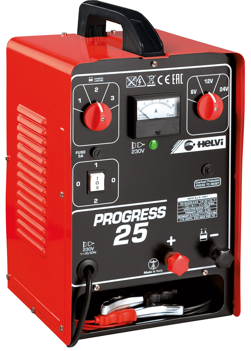 Carica Batterie Manuale Progress 25