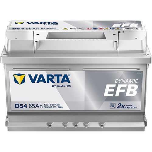 Batteria Auto Varta Blue Dinamic EFB D54 12V 65AH 650A (EN)