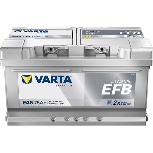 Batteria Auto Varta Blue Dinamic E46 EFB 12V 75AH 730A (EN)