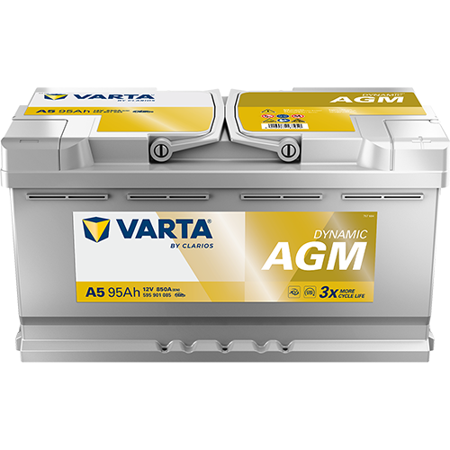 Batteria Auto Varta Silver Dinamic A5 AGM 12V 95AH 850A (EN)