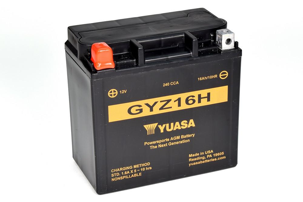 Batteria Moto Yuasa GYZ16H 12V 16.8AH 240A (CCA)
