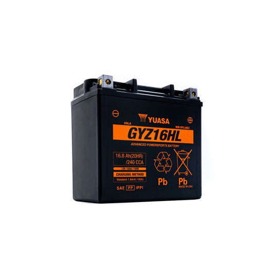 Batteria Moto Yuasa GYZ16HL 12V 16.8AH 240A (CCA)