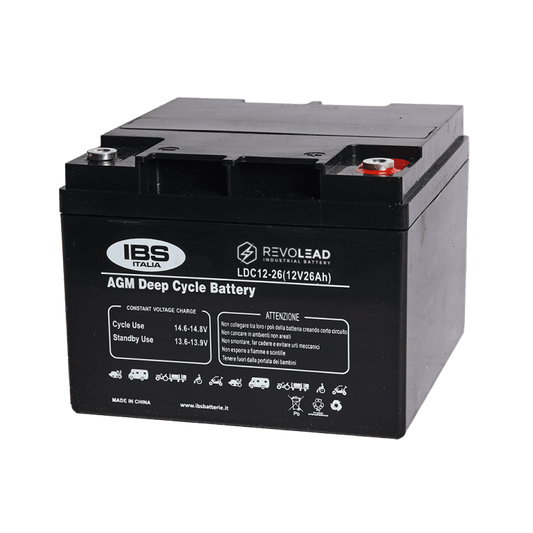 Batteria auto REVOLEAD LDC12 26 AGM 12V 26Ah