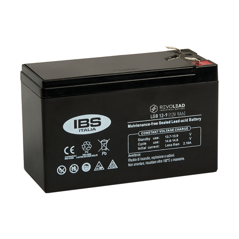 Batteria auto REVOLEAD LGB12 9 AGM 12V 9Ah