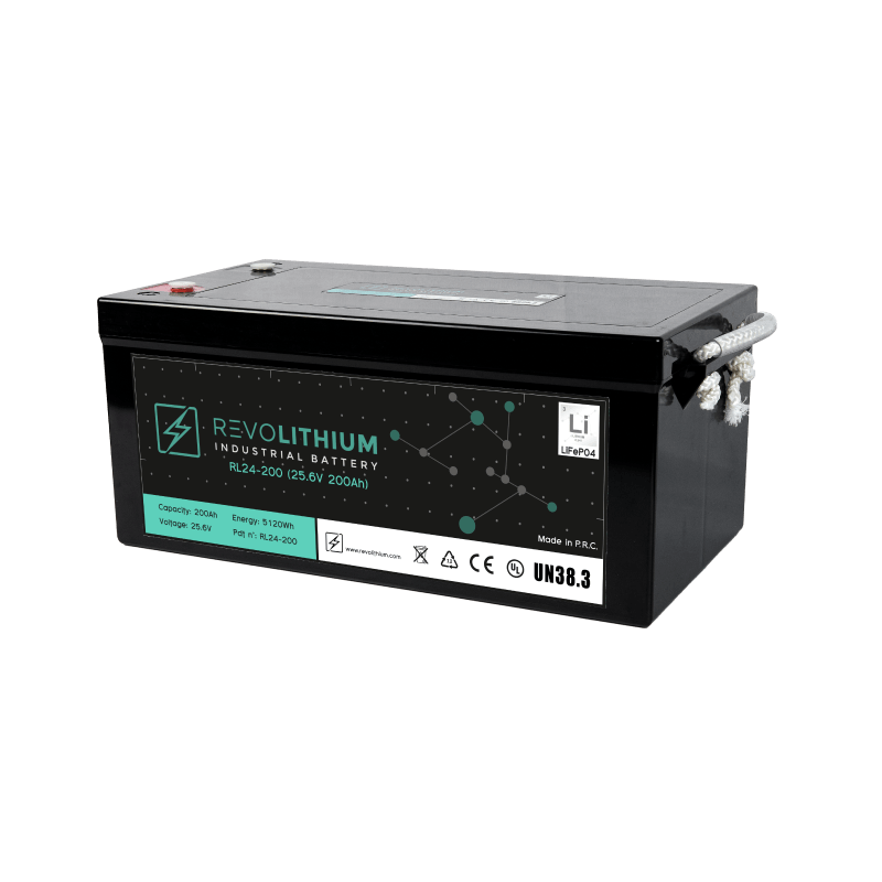 Batteria auto REVOLITHIUM RL24 200 25. 5120KWH LITIO 25.6V 200Ah