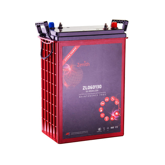 Batteria auto Zenith Deep Cicle ZL060130 AGM 6V 410Ah