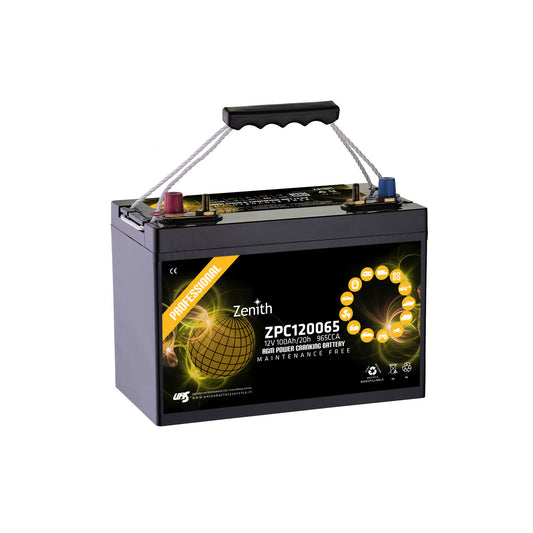 Batteria auto Zenith Alto Spunto ZPC120065 CCA AGM 12V 100Ah 965A