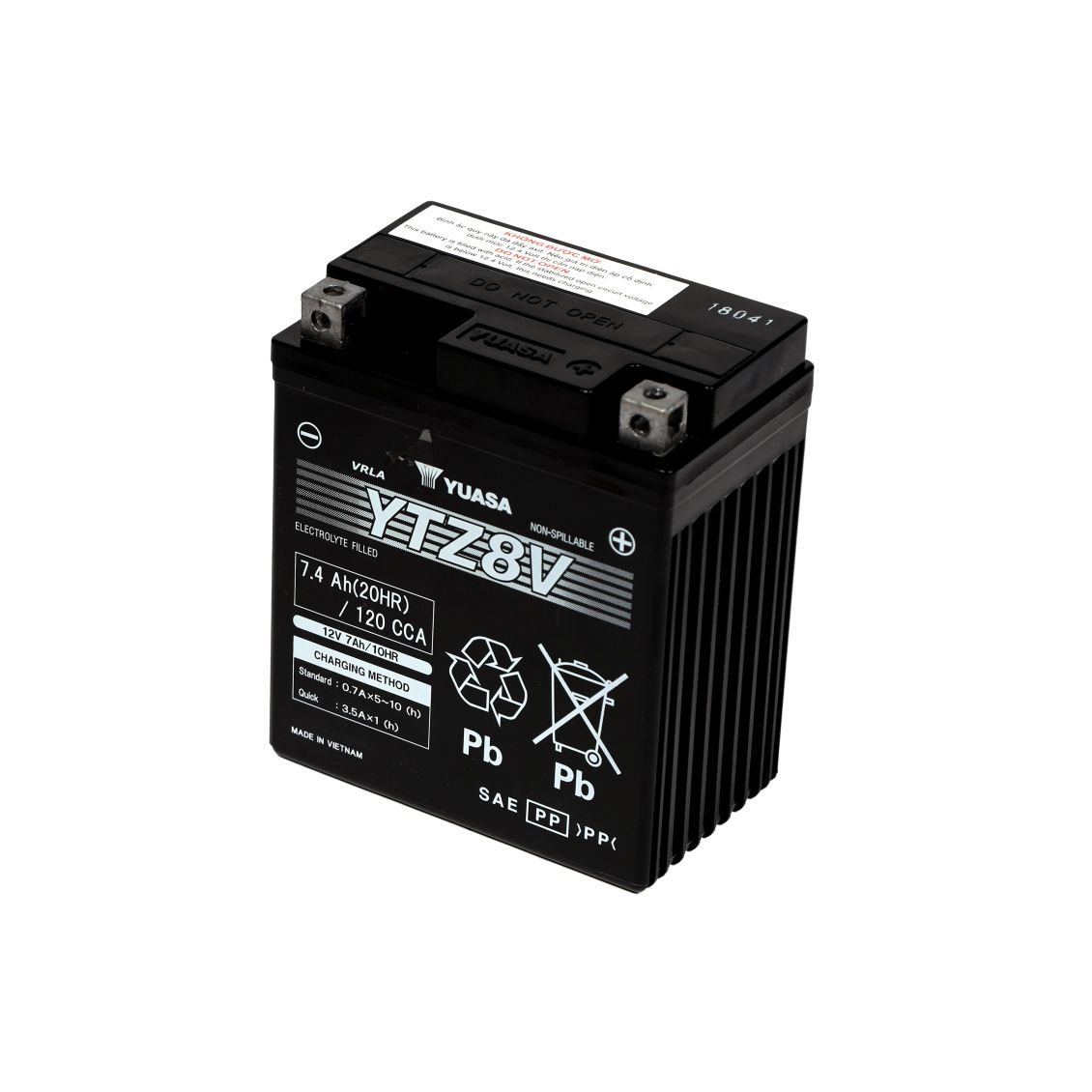 Batteria Moto Yuasa YTZ8V 12V 7.4AH 120A (CCA)