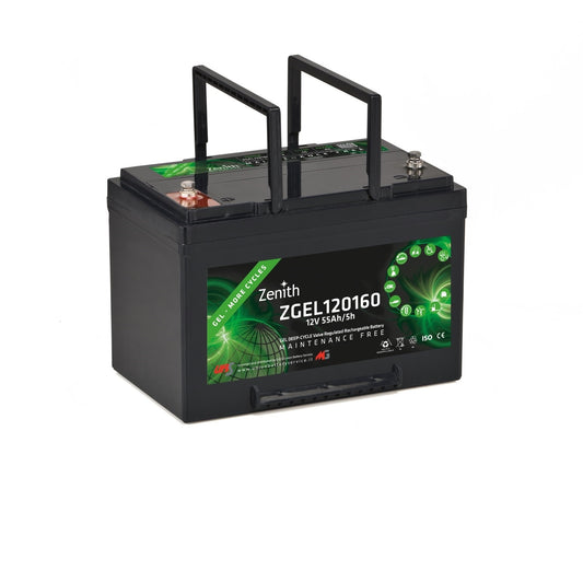 Batteria Zenith Gel Deep-Cicle ZGEL120160 12V 55AH