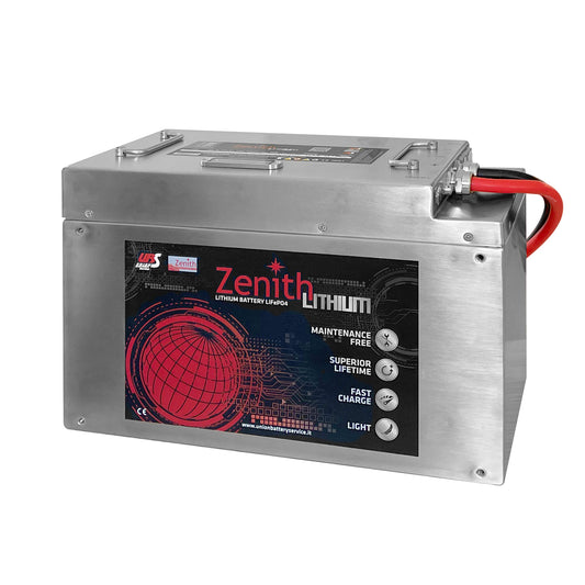 Batteria auto Zenith Power Pack al LifePO4 ZLI036065 INOX 38, LITIO 38.4V 100Ah