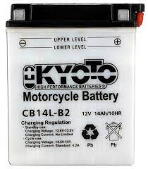 Batteria auto KYOTO Moto YB14L B2 EN PIOMBO 12V 14Ah 145A