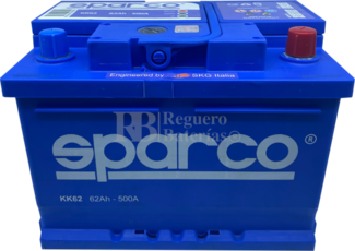Batteria KK62 Sparco per avviamento 12V 62ah 500a