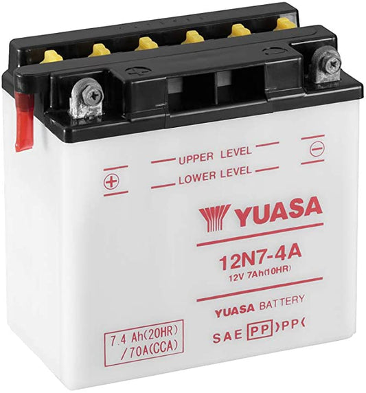 Batteria auto YUASA Moto 12N7 4A 7. 70A CCA PIOMBO 12V 7.4Ah