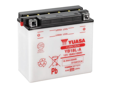 Batteria auto YUASA Moto YB18L A CCA PIOMBO 12V 18Ah 215A