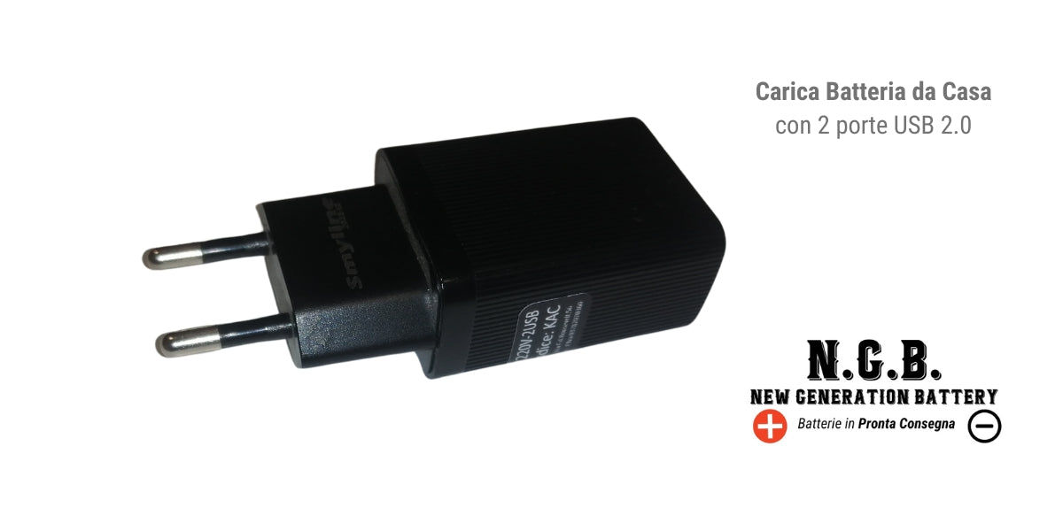 Caricatore Usb da Casa con 2 porte usb