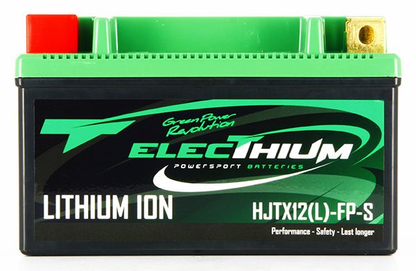 Batteria Moto Electhium al Litio HJT9B-FP-S (YT9B-BS) 12V 3AH 210A (CCA)