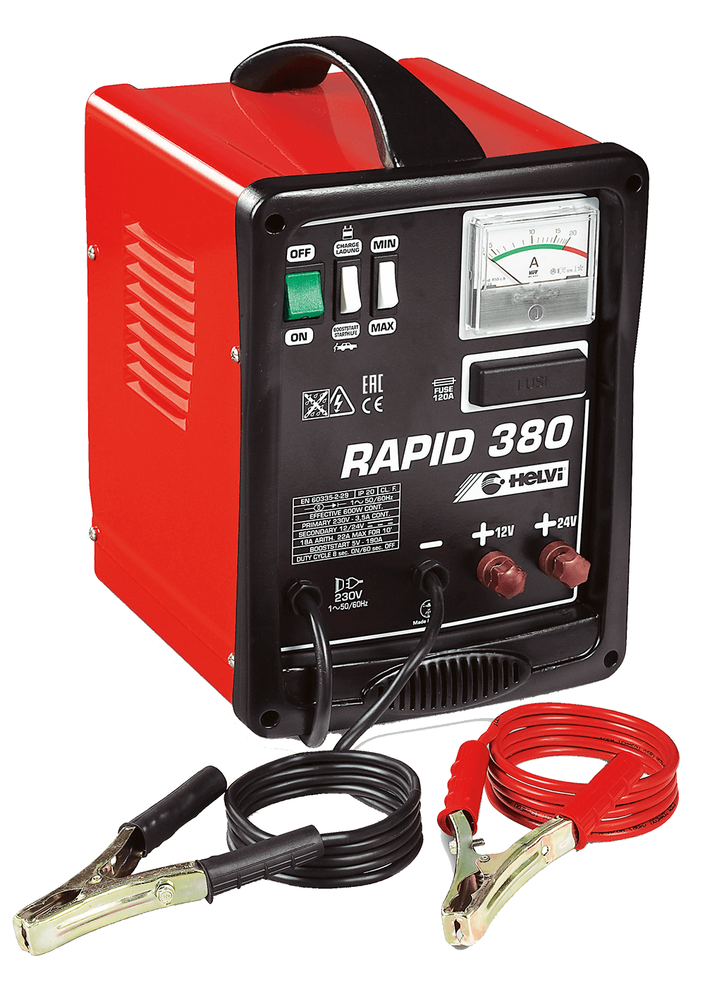 Carica Batterie con Avviamento Rapid 380