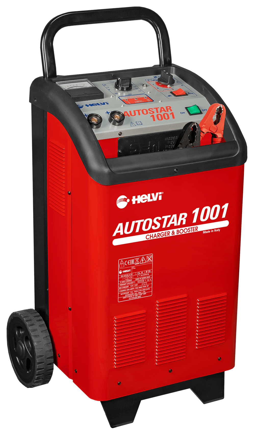 Carica Batterie Carrellato con Avviamento Autostar 1001