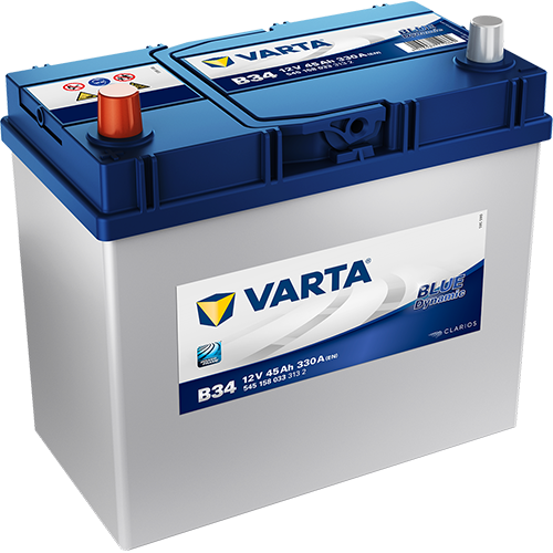 Batteria Auto Varta Blue Dinamic B34 12V 45AH 330A (EN)