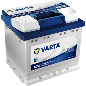 Batteria Auto Varta Blue Dinamic C22 12V 52AH 470A (EN)