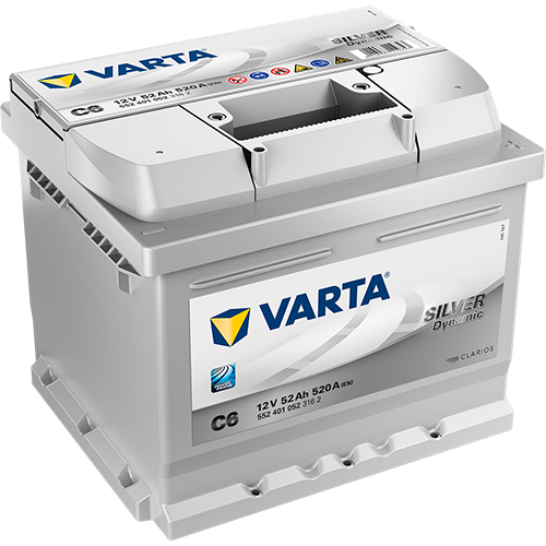 Batteria Auto Varta Silver Dinamic C6 12V 52AH 520A (EN)