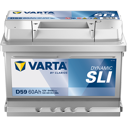 Batteria Auto Varta Dinamic Silver D59 12V 60AH 540A (EN)