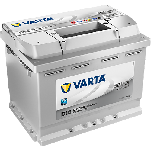 Batteria Auto Varta Silver Dinamic D15 12V 63AH 610A (EN)