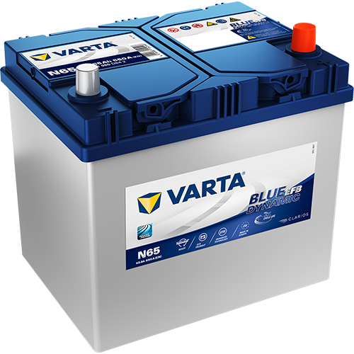 Batteria Auto Varta Blue Dinamic EFB N65 12V 65AH 650A (EN)