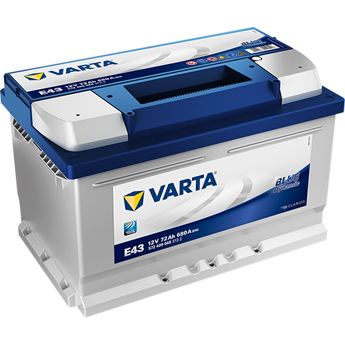 Batteria Auto Varta Blue Dinamic E43 12V 72AH 680A (EN)