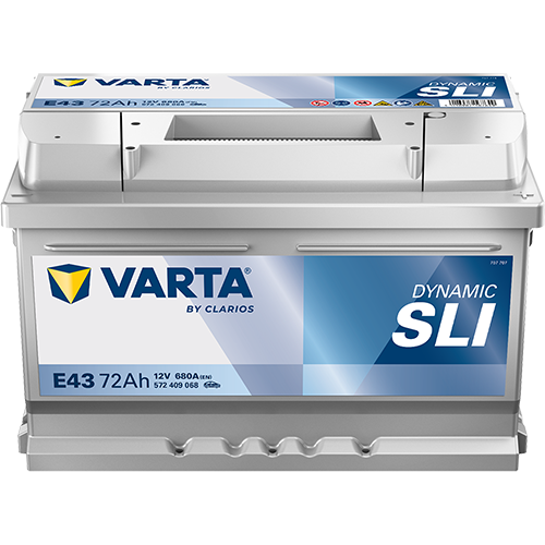 Batteria Auto Varta Dinamic Silver E43 12V 72AH 680A (EN)