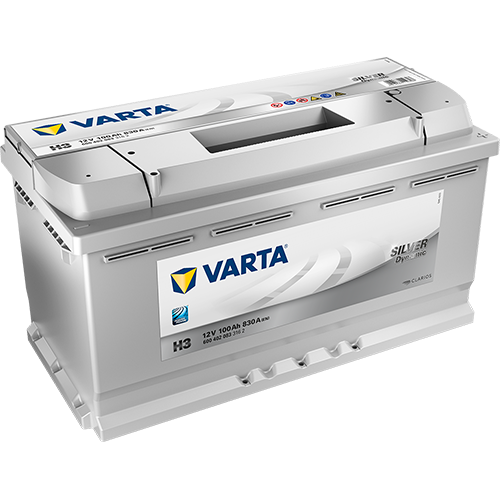 Batteria Auto Varta Silver Dinamic H3 12V 100AH 830A (EN)