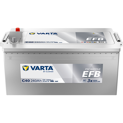 Batteria Varta Promotive C40 EFB 12V 240AH 1200A (EN)