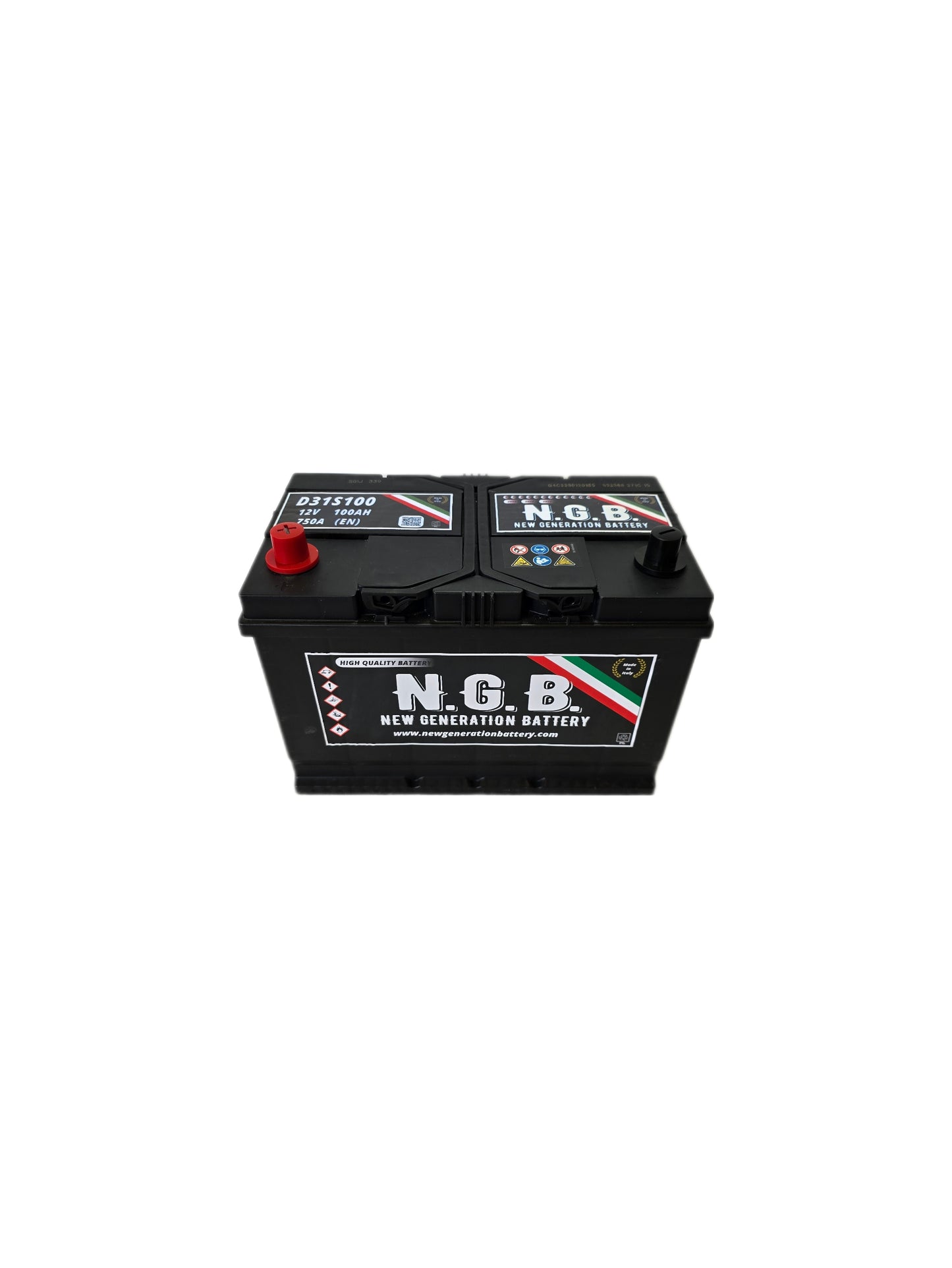 Batteria Auto Ngb D31S100 12V 100AH 750A (EN)