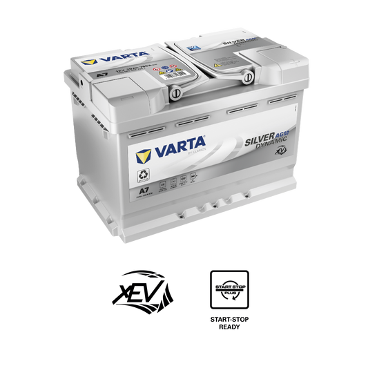 Batteria Auto Varta Silver Dinamic A7 AGM 12V 70AH 760A (EN)