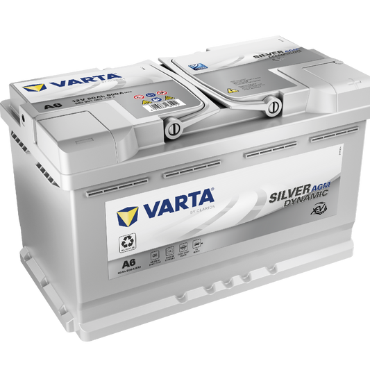 Batteria Auto Varta Silver Dinamic A6 AGM 12V 80AH 800A (EN)