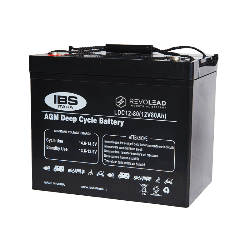 Batteria Revolead LDC12-80 12V 80AH