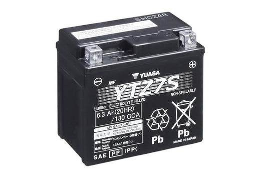 Batteria Moto Yuasa YTZ7S 12V 6AH 130A (CCA)