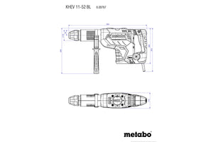 Martello Combinato a Cavo SDS-MAX KHEV 11-52 BL