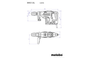 Martello Scalpellatore a Cavo SDS-MAX MHEV 5 BL