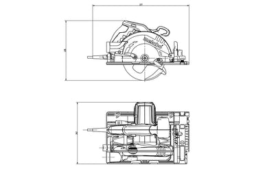 Sega Circolare a Cavo Metabo KS 55 FS