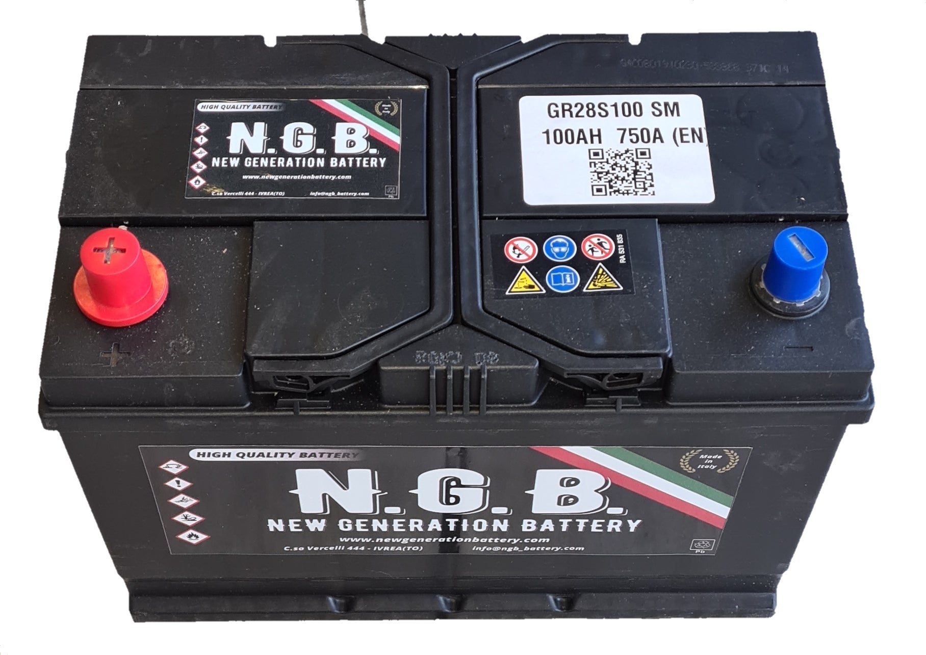 Batteria Auto Ngb D31S100 12V 100AH 750A (EN) – NGB Battery