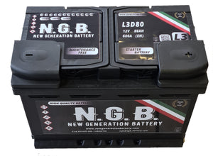 Batteria Auto Ngb L3D80 80 ampere ah