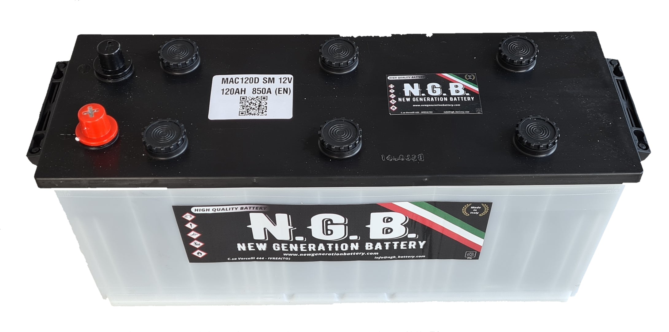 Batteria Auto Ngb MAC120D 120 12V 120AH 850A (EN)