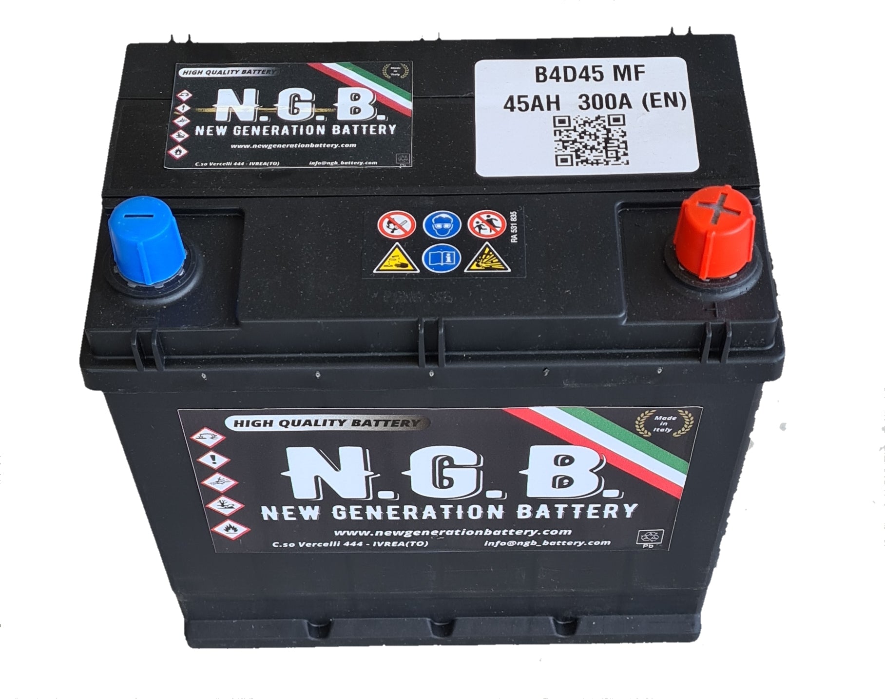 Batteria Auto Ngb JD45 45 ampere ah