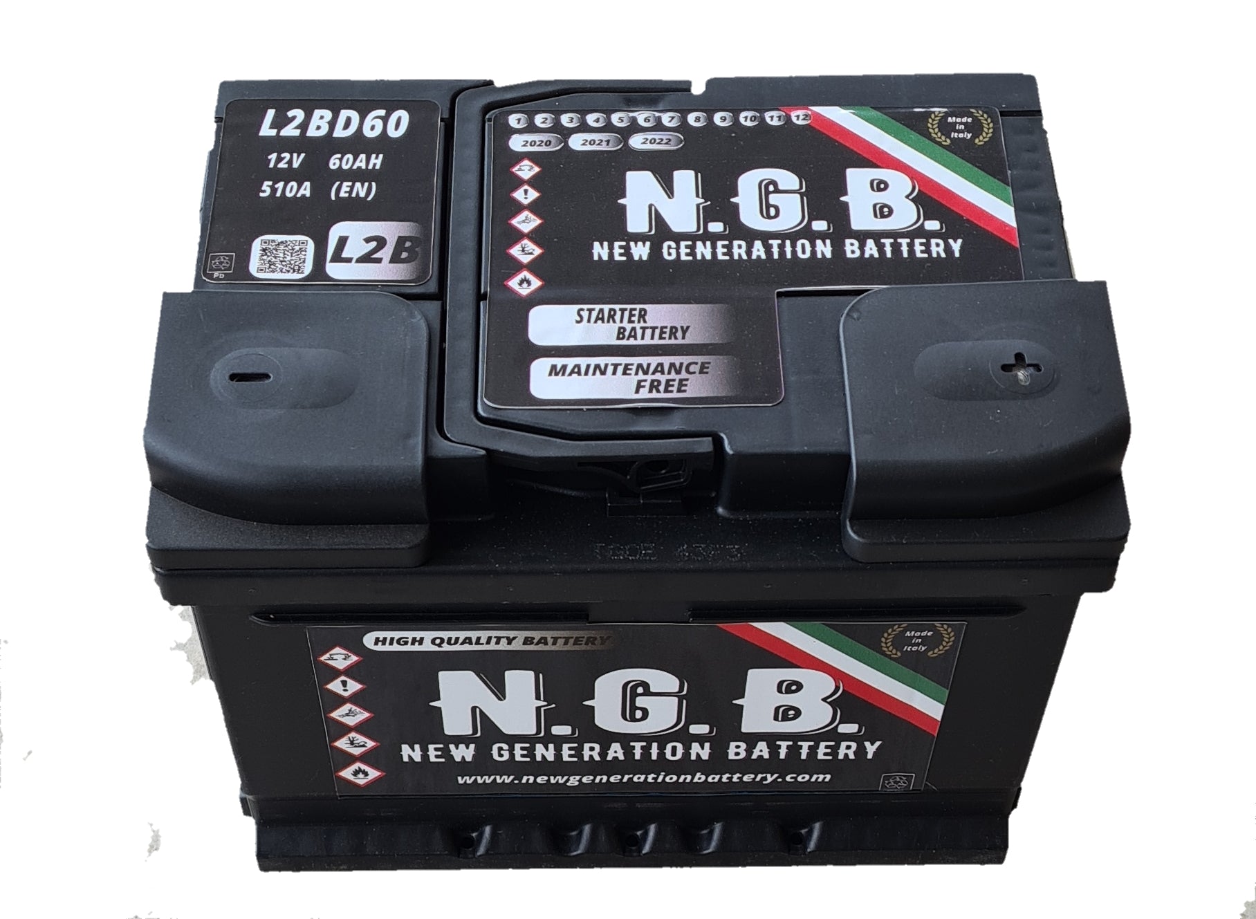 Batteria Auto Ngb L2BD60  60 ampere ah