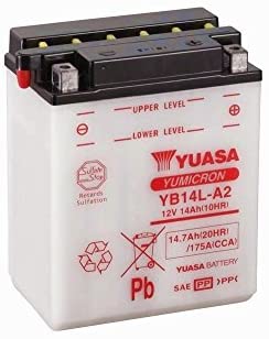 Batteria Moto Yuasa YB14L-A2 12V 14AH 175A (CCA)