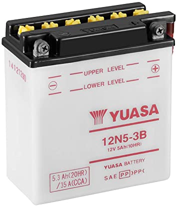 Batteria Moto Yuasa 12N5-3B 12V 5AH 35A (CCA)